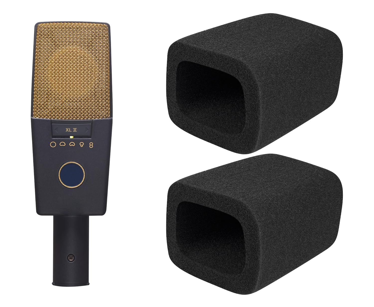 Amazon | SOULWIT 2PCS マイクロフォン ポップフィルター for AKG Pro